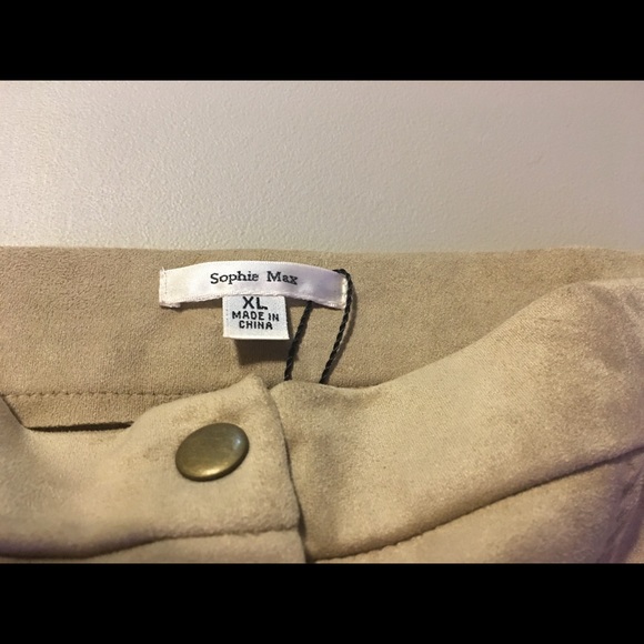 Faux Suede Skirt - Picture 4 of 5